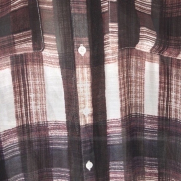 Jack By BB Dakota Sheer Button Down Blouse - Picture 3 of 5